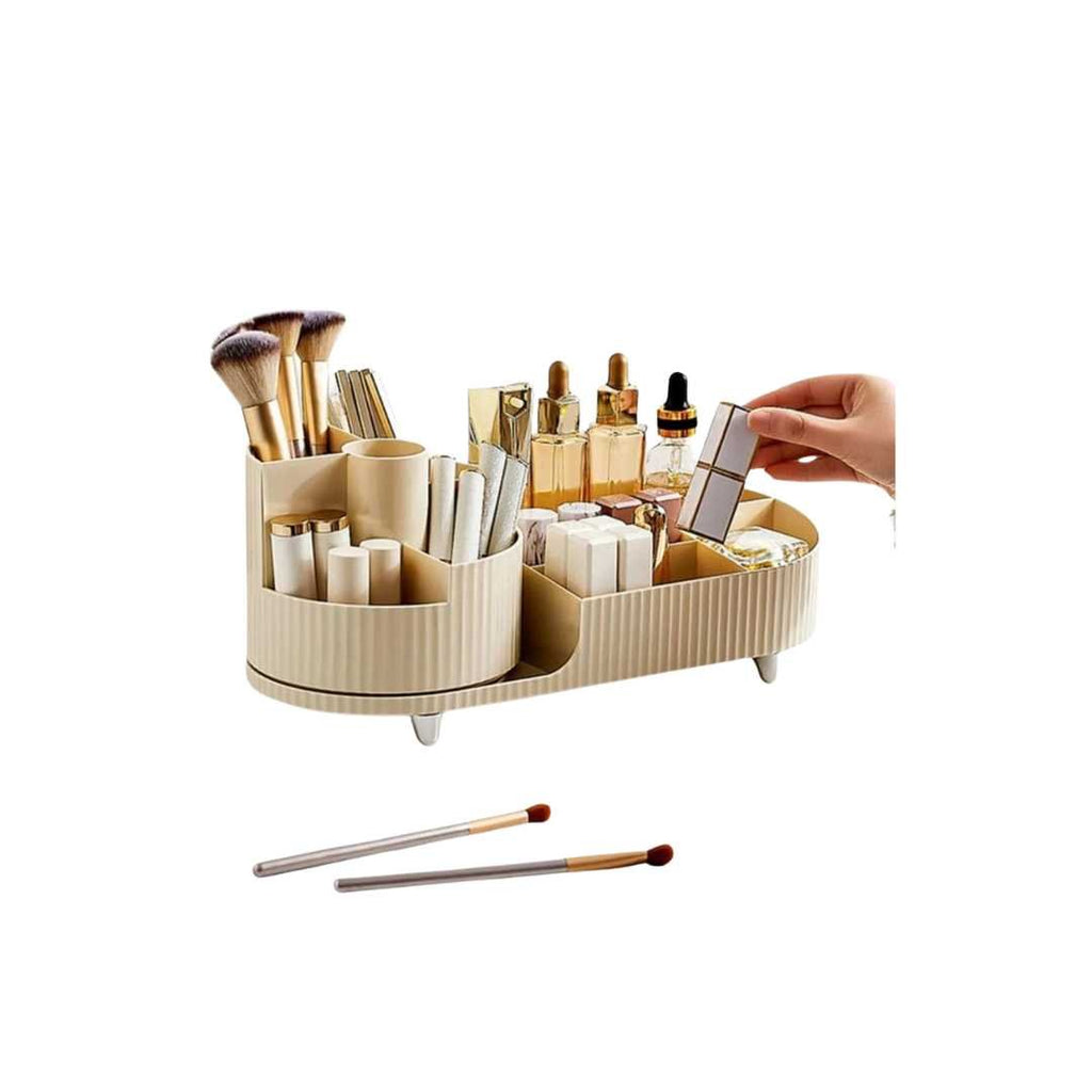 Twirluxe | Draaibare cosmetica-organizer – Stijlvolle opbergruimte voor make-up, bureau- en badkamerbenodigdheden