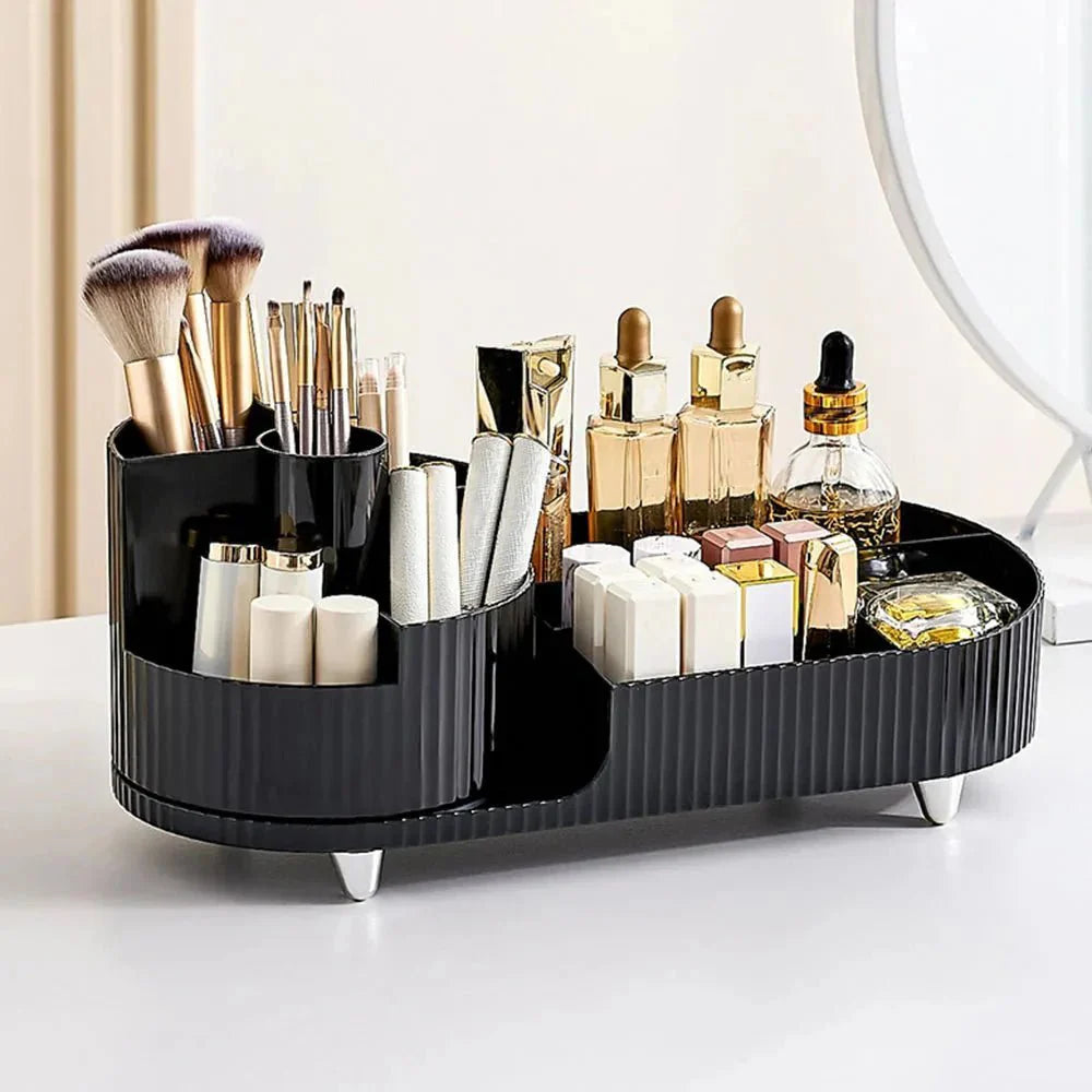 Twirluxe | Draaibare cosmetica-organizer – Stijlvolle opbergruimte voor make-up, bureau- en badkamerbenodigdheden