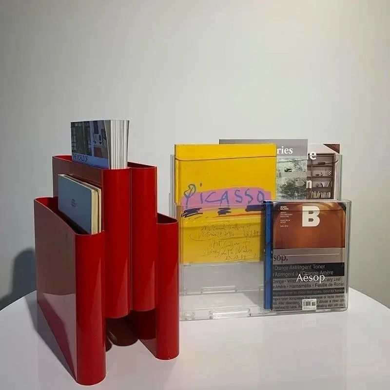 Pagnia | Stijlvolle Magazine Rack – Compact Opbergrek voor Magazines, Boeken en Documenten