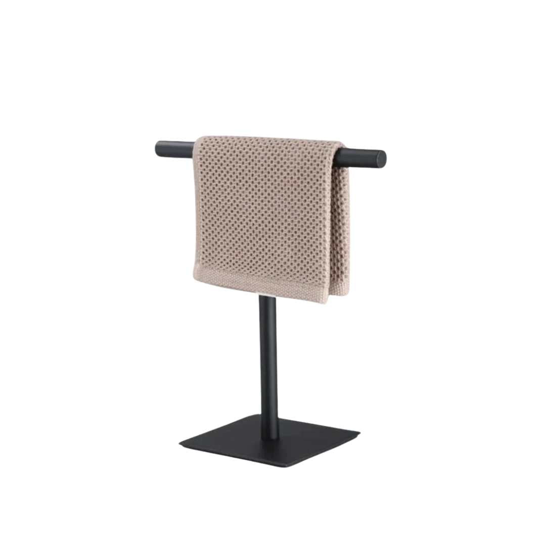 AeriRack | Moderne metalen handdoekenrek met stabiele antislipvoet voor bad- en handdoeken