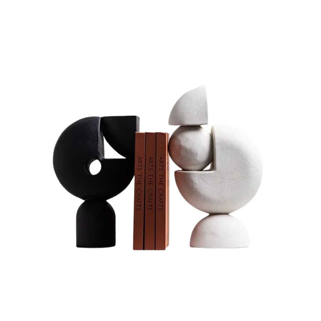 Structra | Moderne geometrische hars sculpturen, abstracte decoratieve beeldjes voor thuis