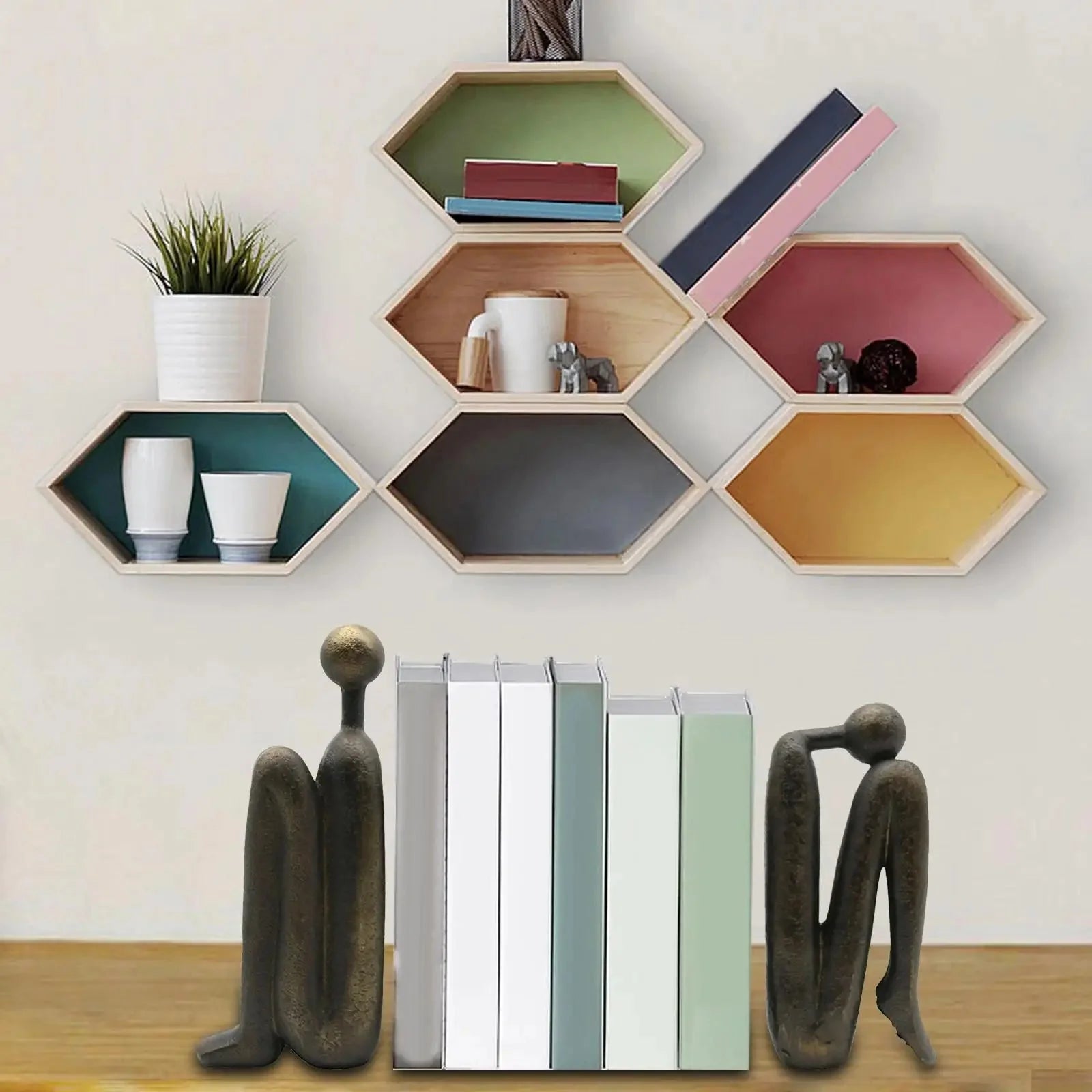 Bookra | Harsen boekenstandaard, Noors design decoratieve en functionele houder voor kookboeken, romans, tablets
