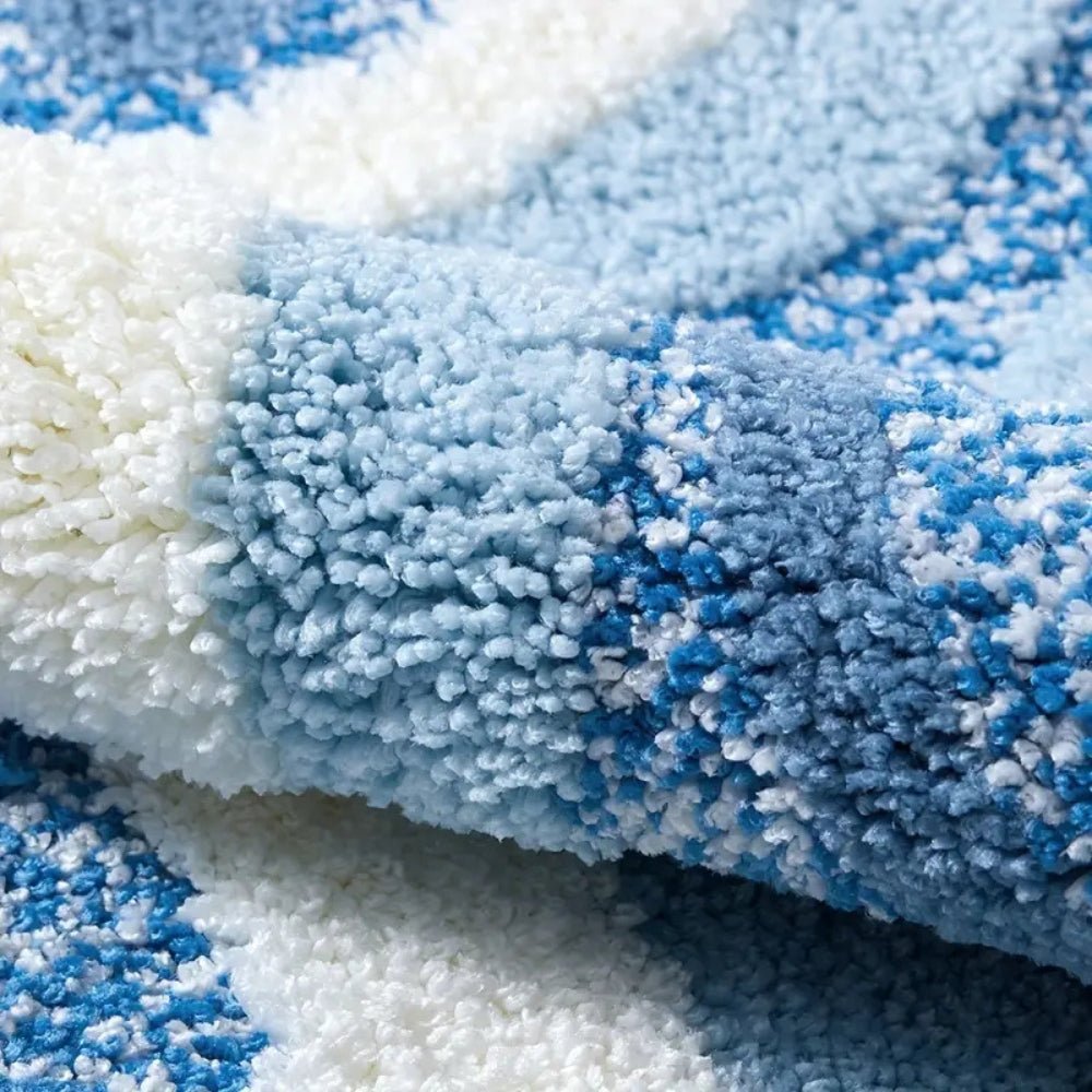 OceanStep | Antislip badmat, microvezelkleed Ocean Wave, zacht absorberend