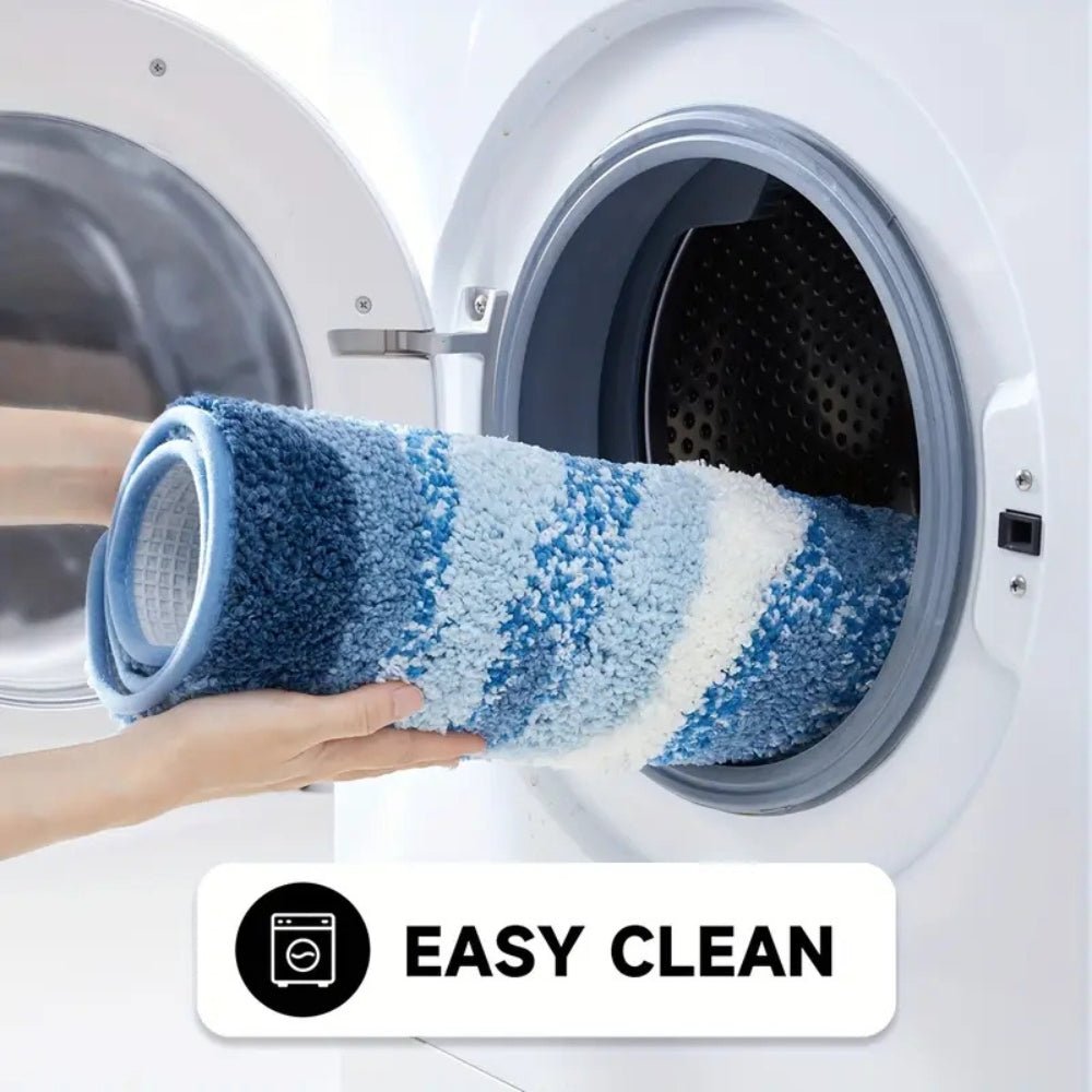 OceanStep | Antislip badmat, microvezelkleed Ocean Wave, zacht absorberend
