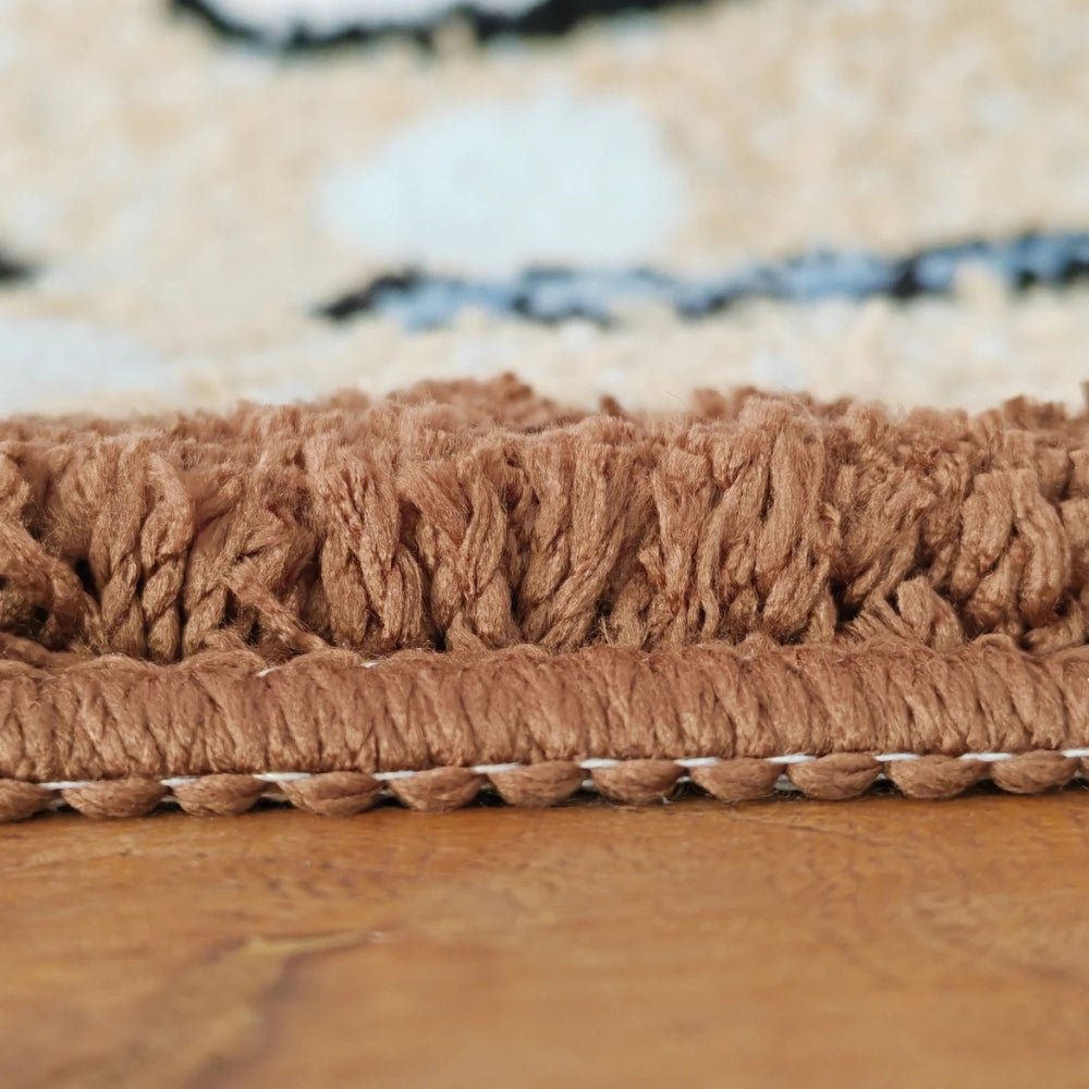 Bathora | Antislip halve cirkel badmat – zachte, sneldrogende mat voor veiligheid in douche en bad