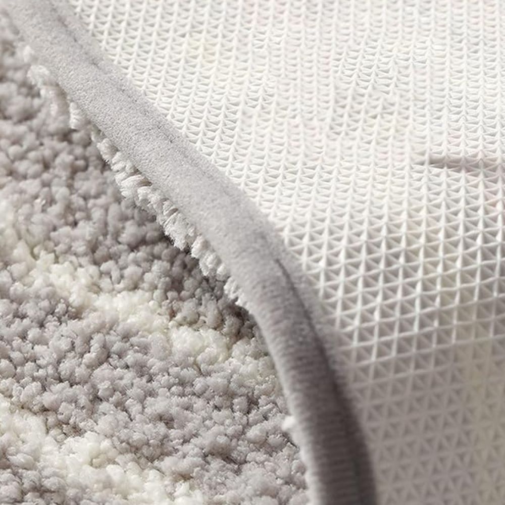 PlushFlo | Opblaasbare fluwelen badmat met pluche comfort – zacht, antislip en waterdicht voor de badkamer
