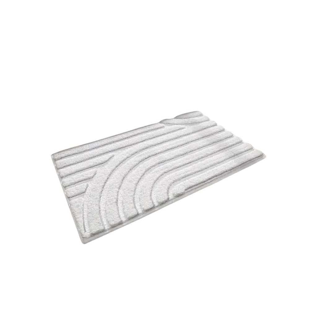 PlushFlo | Opblaasbare fluwelen badmat met pluche comfort – zacht, antislip en waterdicht voor de badkamer
