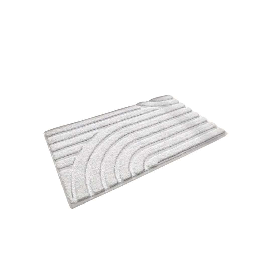 PlushFlo | Opblaasbare fluwelen badmat met pluche comfort – zacht, antislip en waterdicht voor de badkamer