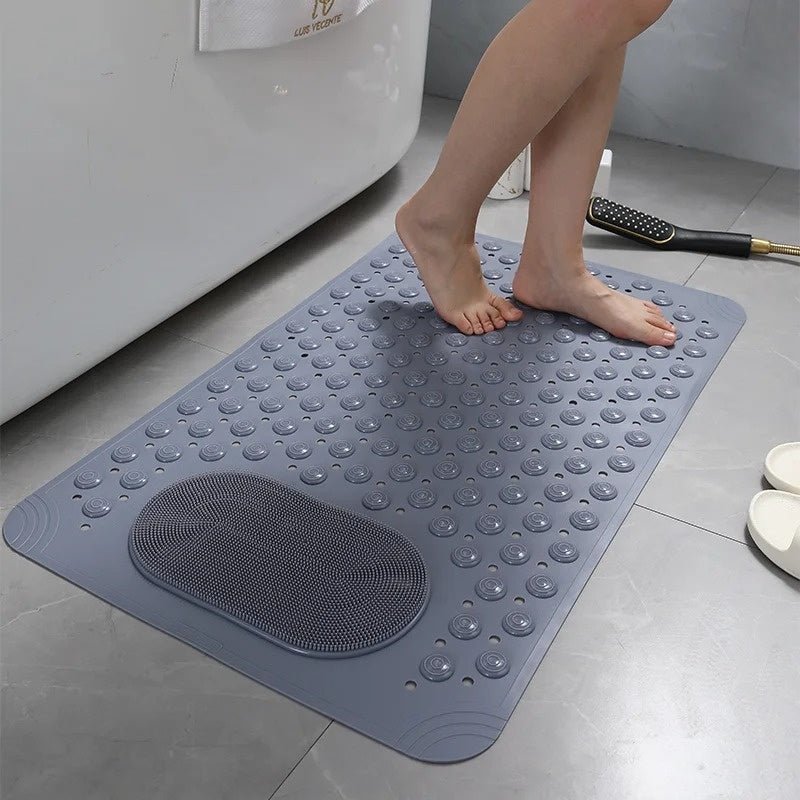 SlipFree | Premium antislip douchemat met voetborstel – antislip, zachte en hygiënische badkamermat