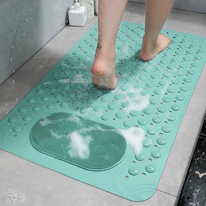 SlipFree | Premium antislip douchemat met voetborstel – antislip, zachte en hygiënische badkamermat