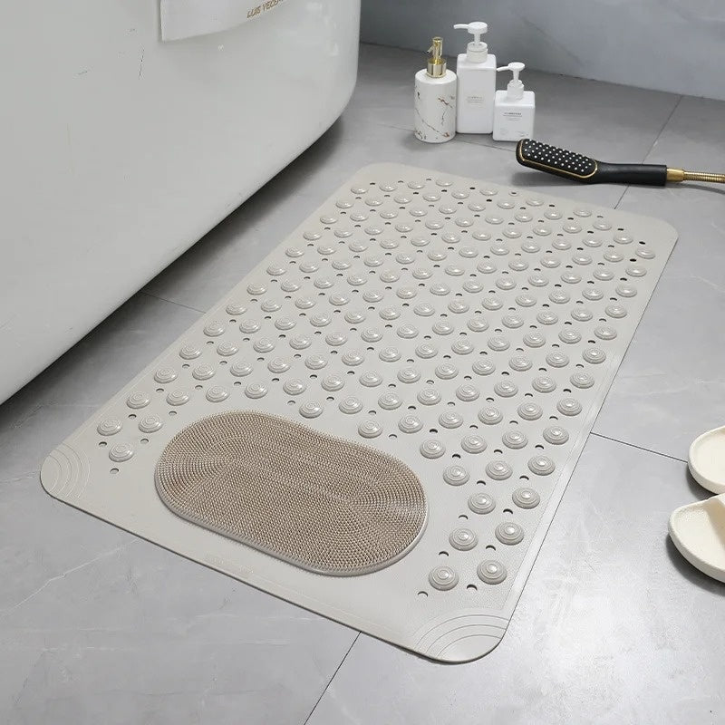 SlipFree | Premium antislip douchemat met voetborstel – antislip, zachte en hygiënische badkamermat