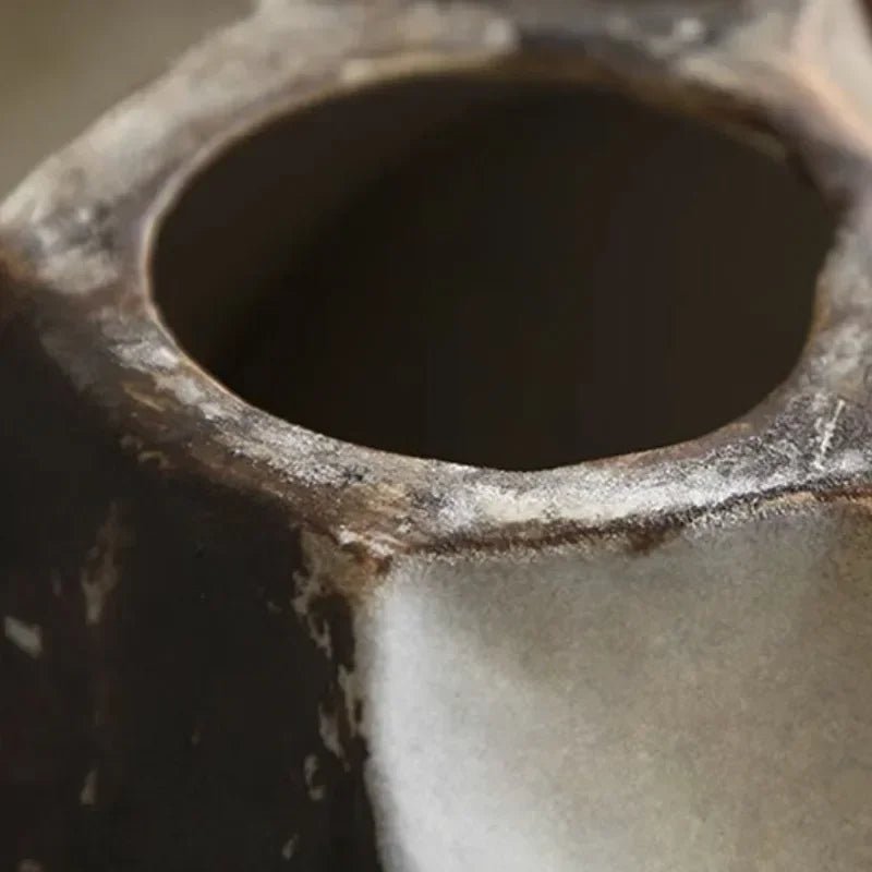 LumaVase | Keramische stervruchtvaas, sculpturale decoratieve vaas voor woonkamer en interieur