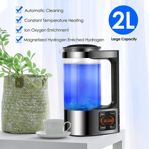 H2Go | Draagbare waterstofwaterionisator – USB elektrische waterstofverrijkte watergenerator