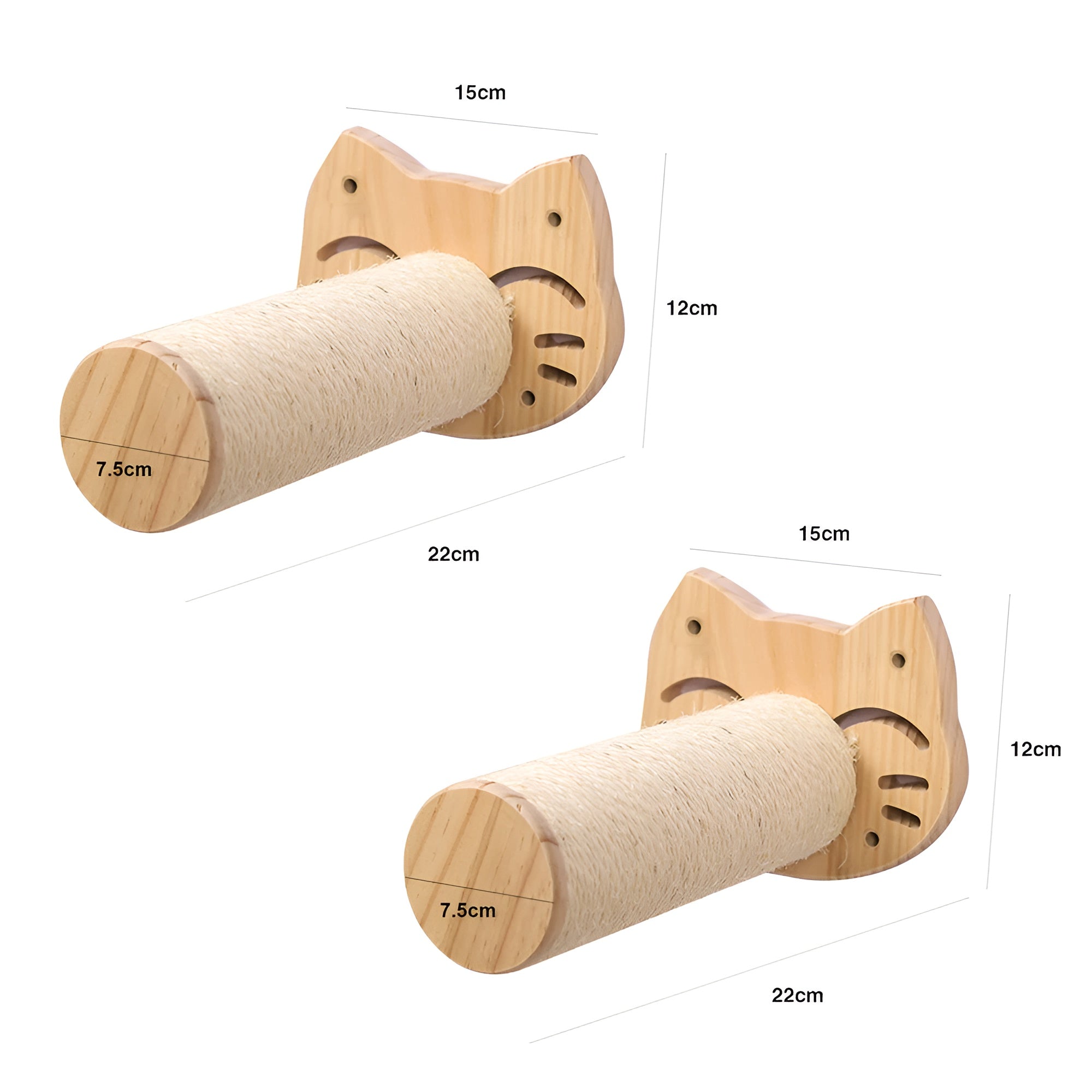 FeliClimb | Wandgemonteerde kattenklimrek & krabpaal – Interactieve speelwand voor katten voor thuis