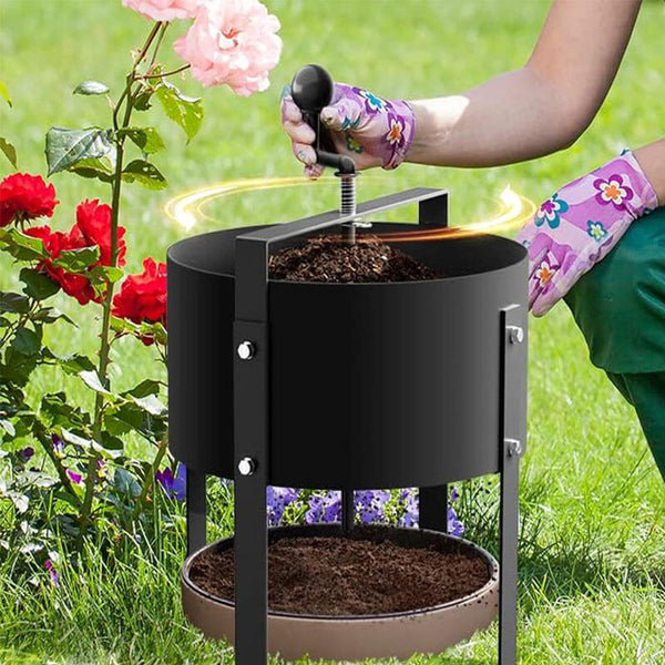 RotarySift | Roterende zeef voor grond en compost, ergonomische tuinsifter