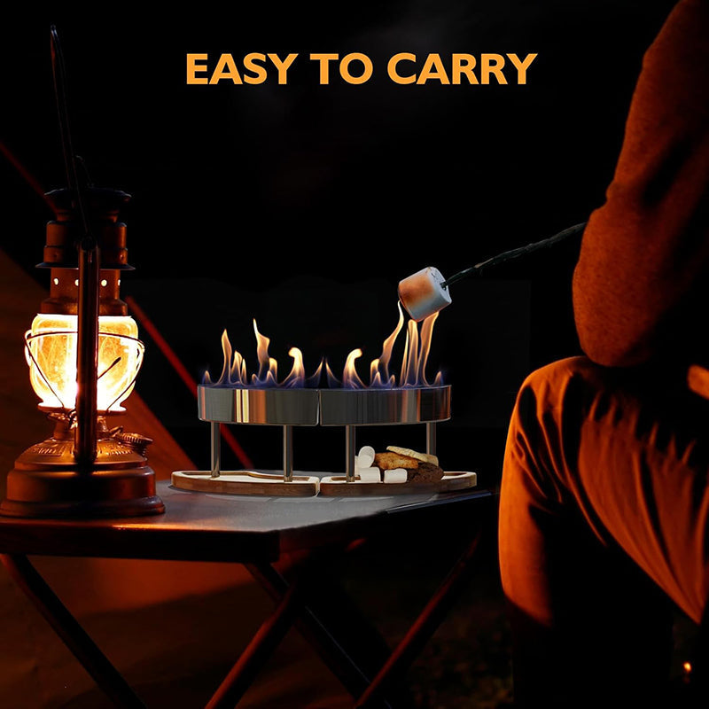 FireAura | Rookvrije bio-ethanol tafelhaard – gezellige vlam voor binnen en buiten