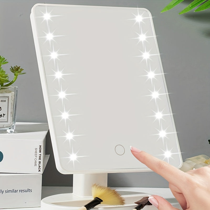 LumeLook | Touch-Control LED-make-upspiegel – instelbare helderheid, draagbare make-upspiegel