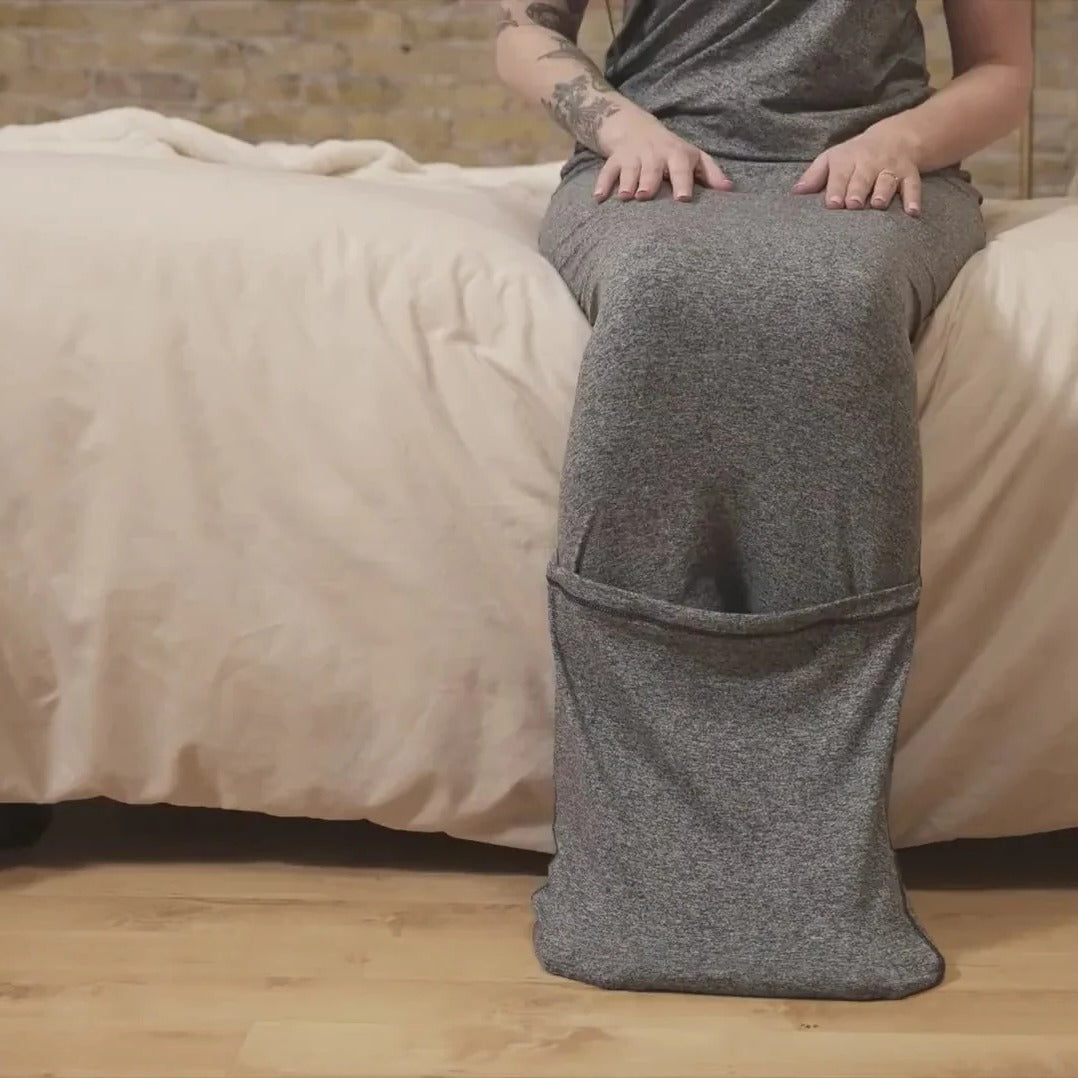 SnoozeHug | Volwassen wikkeldeken – Draagbare compressiedeken voor verlichting van angst en een goede nachtrust