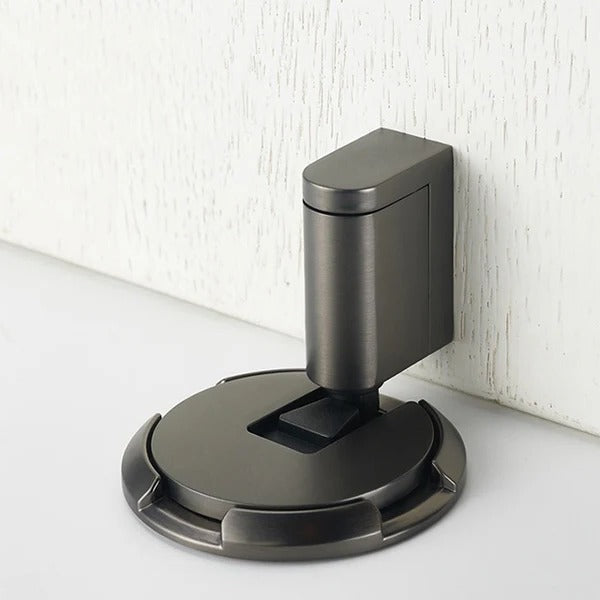 DoorAnchor | Verstelbare deurstopper voor zwaar gebruik – zinklegering, montage zonder boren of schroeven