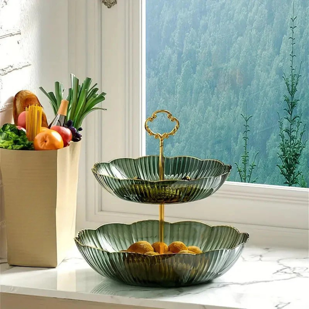 Frubelle | Ruimtebesparende fruitmand met verschillende niveaus – Modern keukenrek voor fruit
