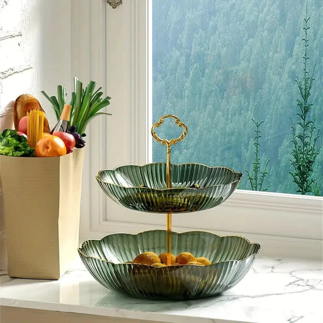 Frubelle | Ruimtebesparende fruitmand met verschillende niveaus – Modern keukenrek voor fruit