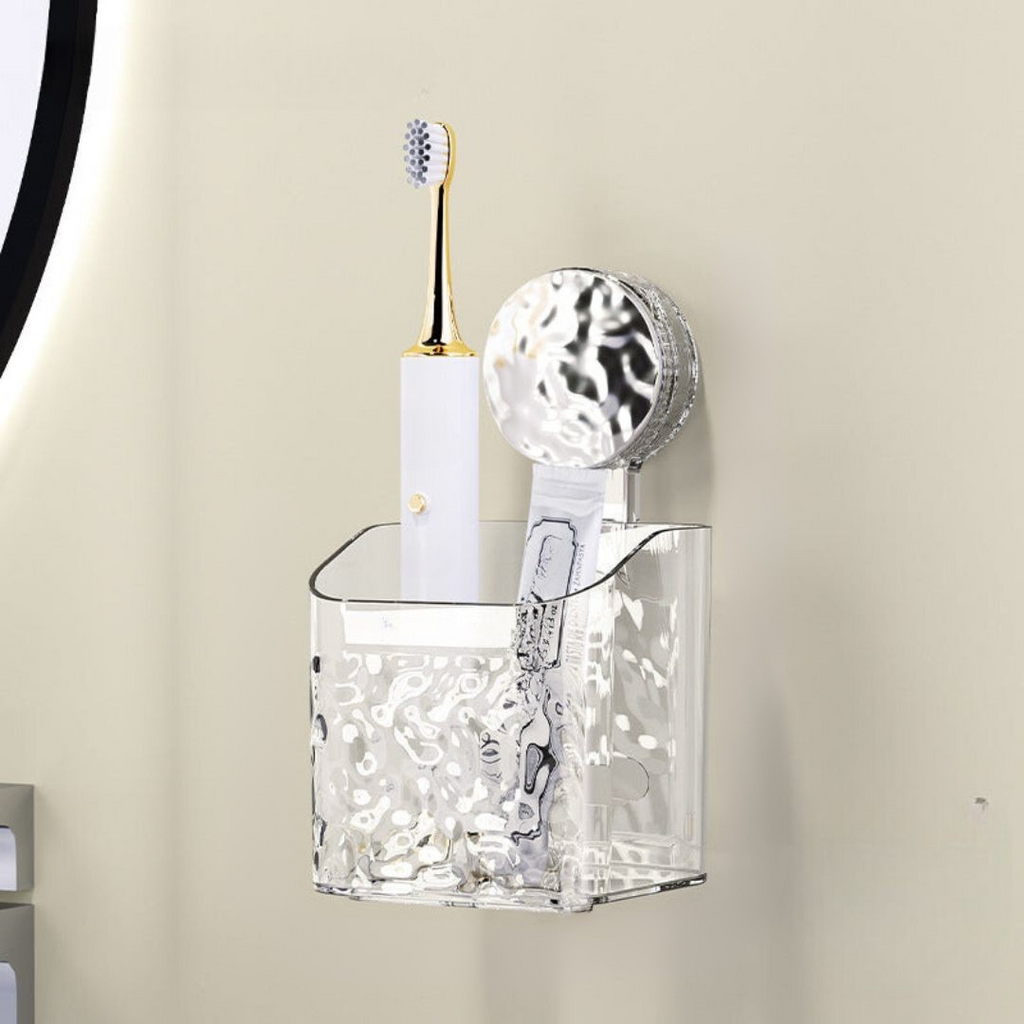 StickRack | Badkamerplank zonder boren – Acryl douche-organizer