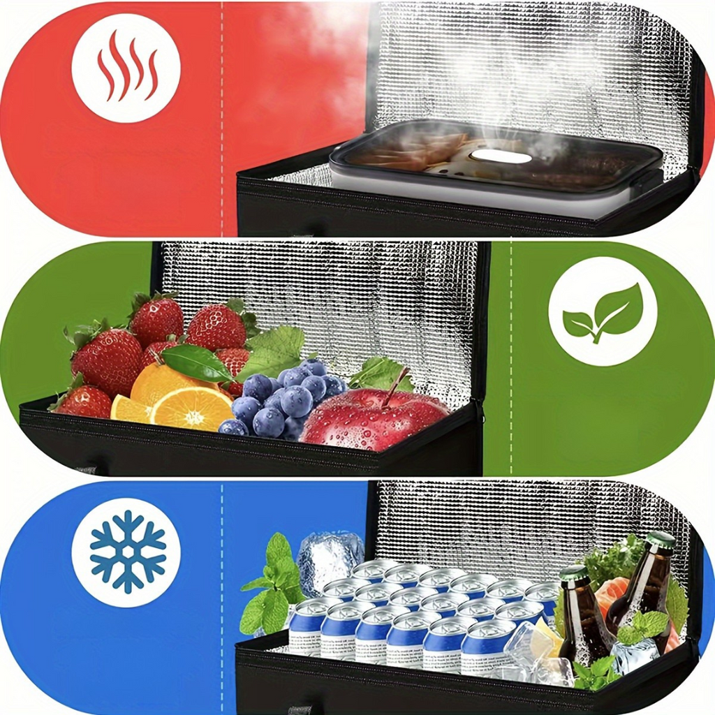 TempBag | Thermische tas voor het bezorgen van eten – houdt maaltijden warm of koud, ideaal voor afhaalmaaltijden