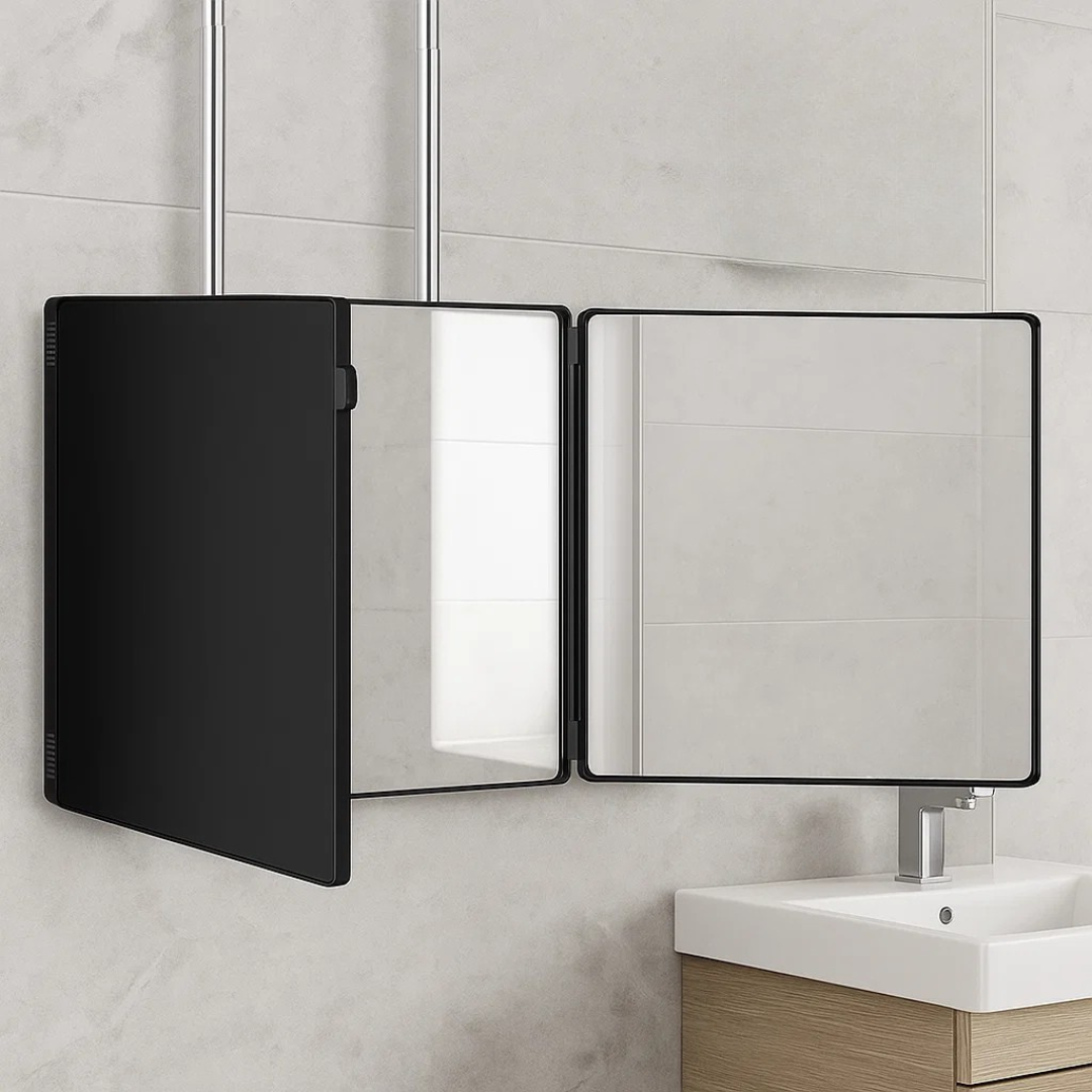 LumiTurn | LED-make-upspiegel – 360° draaibare make-upspiegel met verstelbare LED-verlichting