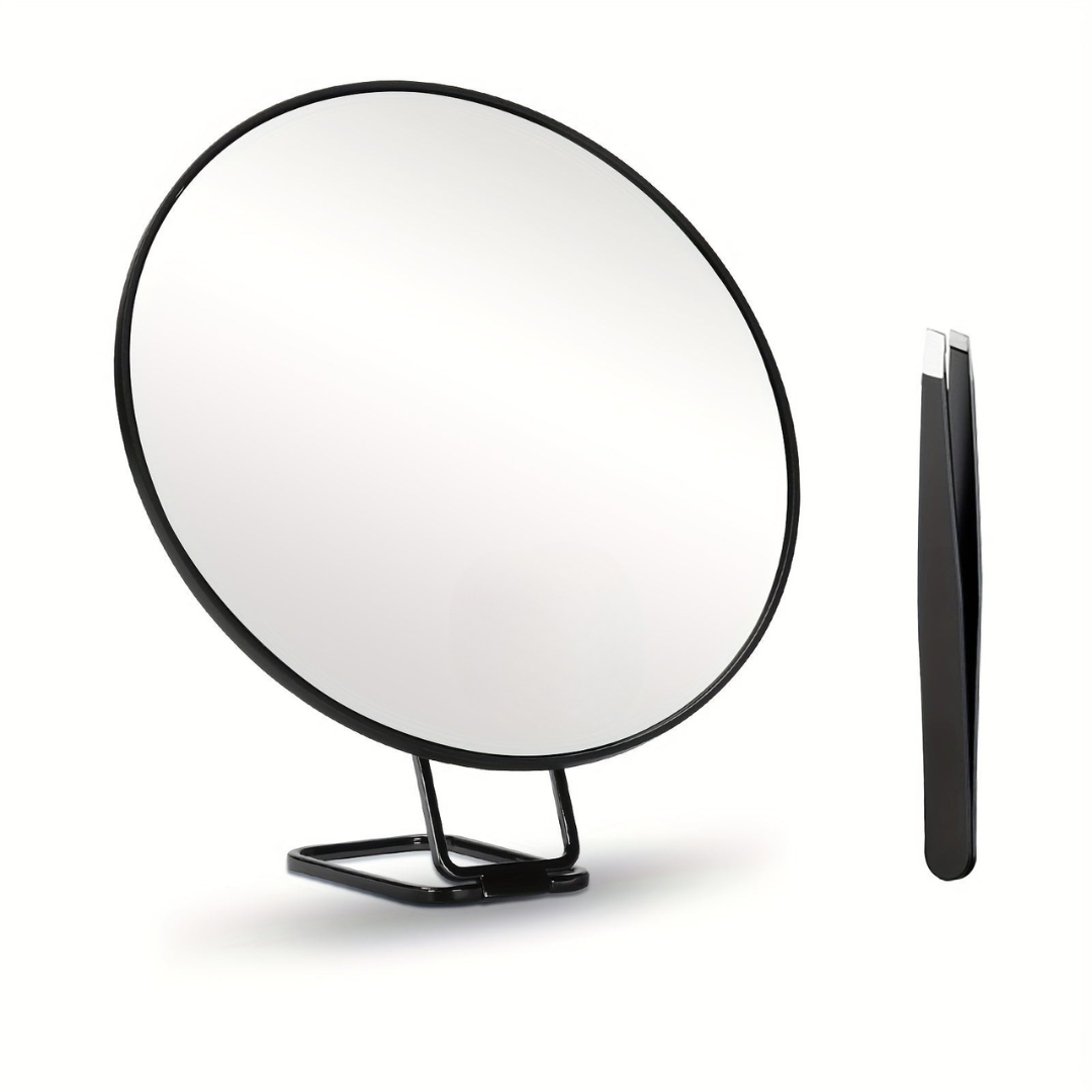 GlamScope | Make-upspiegel met vergroting – LED-make-upspiegel met verstelbare standaard