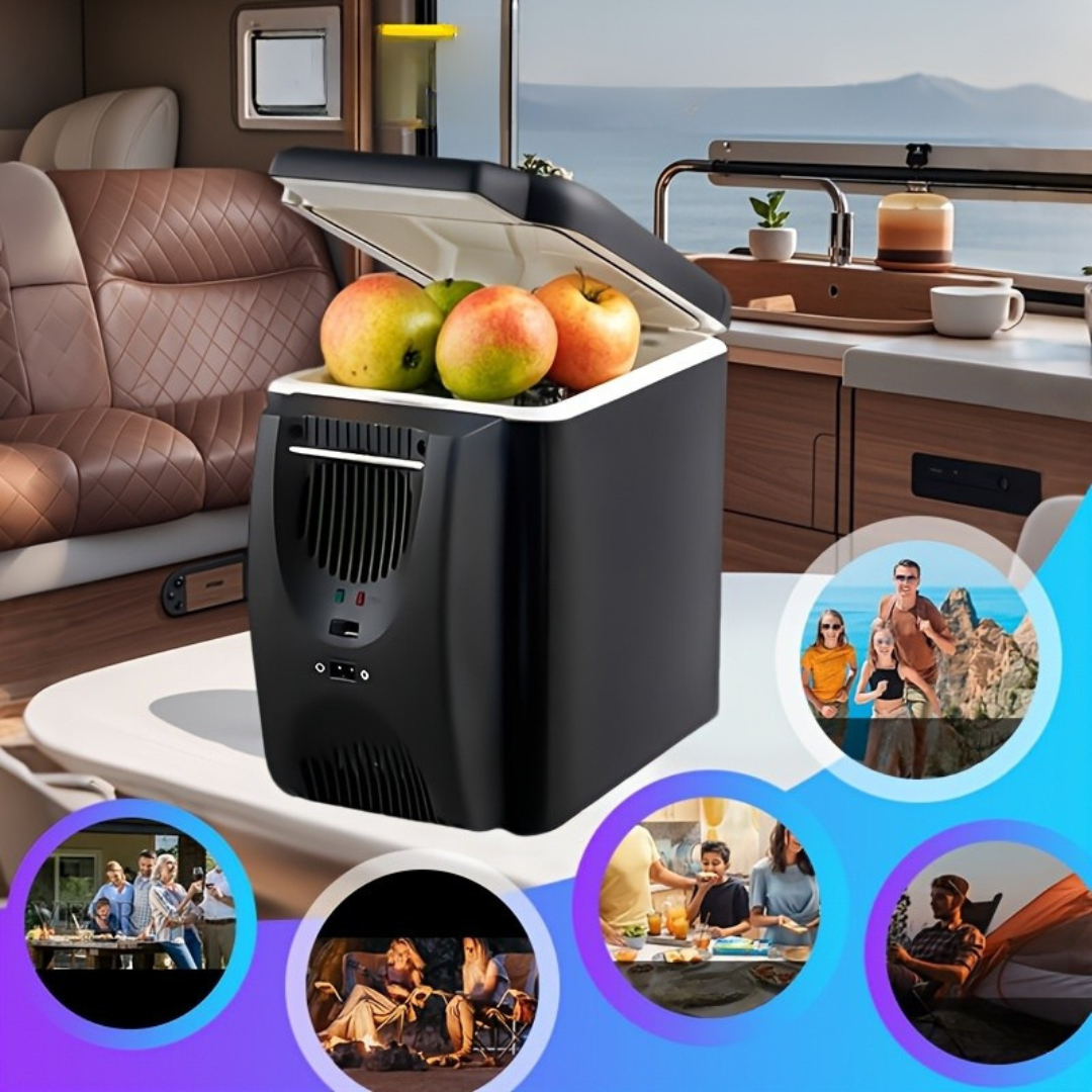 ChillVault | Compacte draagbare minikoelkast, autokoeler, stil en energiezuinig ontwerp voor drankjes en snacks
