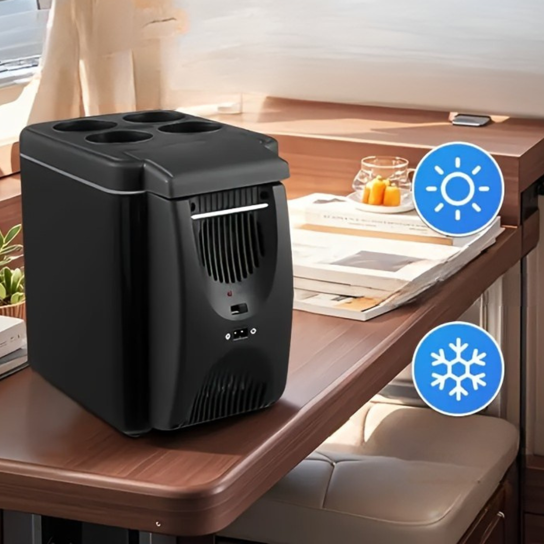 ChillVault | Compacte draagbare minikoelkast, autokoeler, stil en energiezuinig ontwerp voor drankjes en snacks
