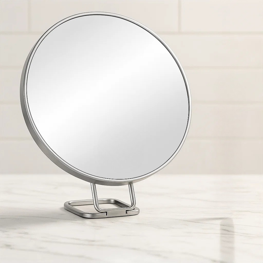 GlamScope | Make-upspiegel met vergroting – LED-make-upspiegel met verstelbare standaard