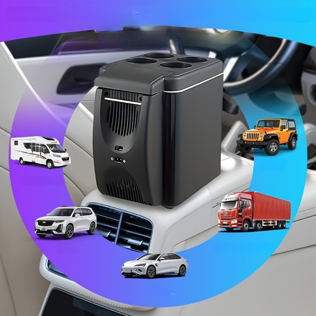 ChillVault | Compacte draagbare minikoelkast, autokoeler, stil en energiezuinig ontwerp voor drankjes en snacks