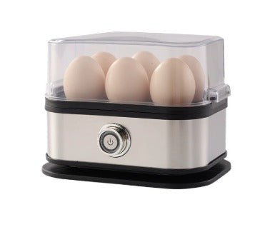 BoilBox | Automatische elektrische eierstoompan – capaciteit voor 6 eieren, roestvrijstalen keukenapparaat