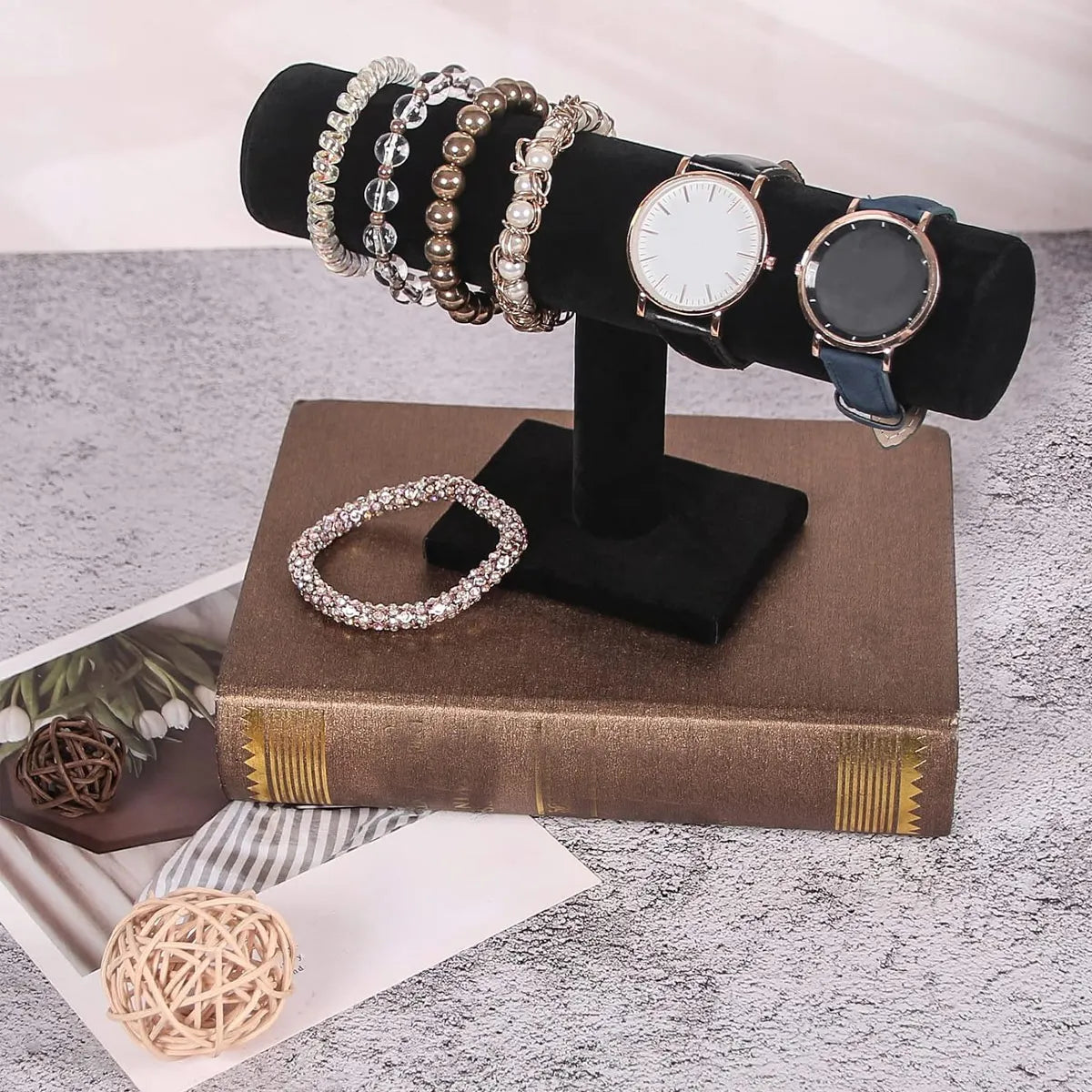 GleamT | T-vormige sieradenhouder – stijlvolle display voor oorbellen, armbanden en kettingen