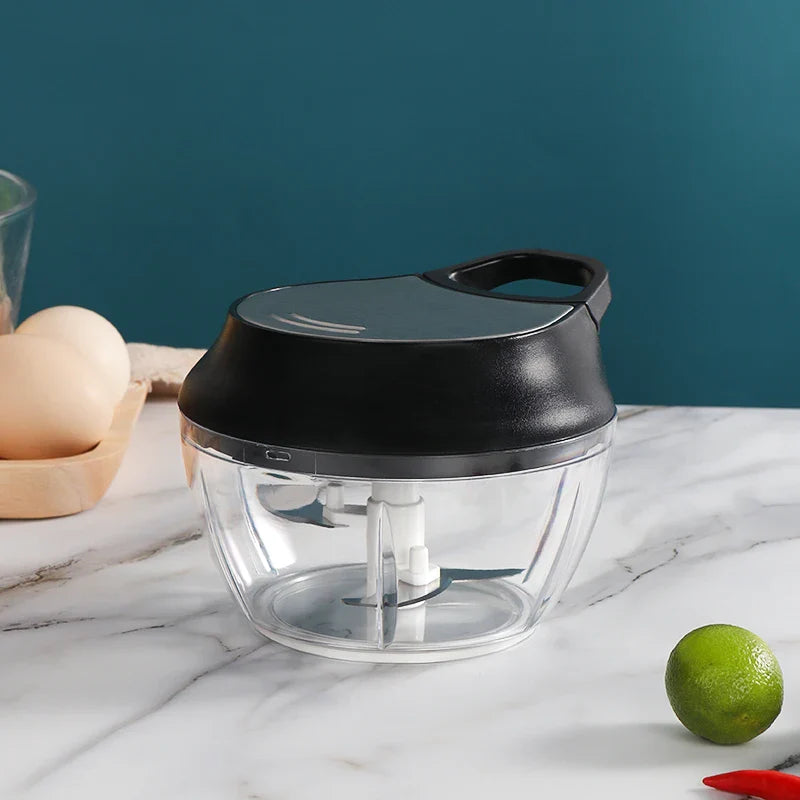 MiniMincer | Mini-vleesmolen & voedselhakker voor knoflook, uien, vlees – snel, compact en duurzaam