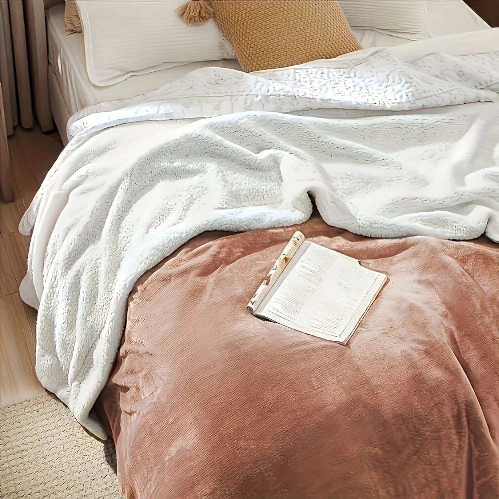 Cozoria | Twin fleecedeken – Ultrazachte deken voor op bed, op de bank en gezellige momenten thuis