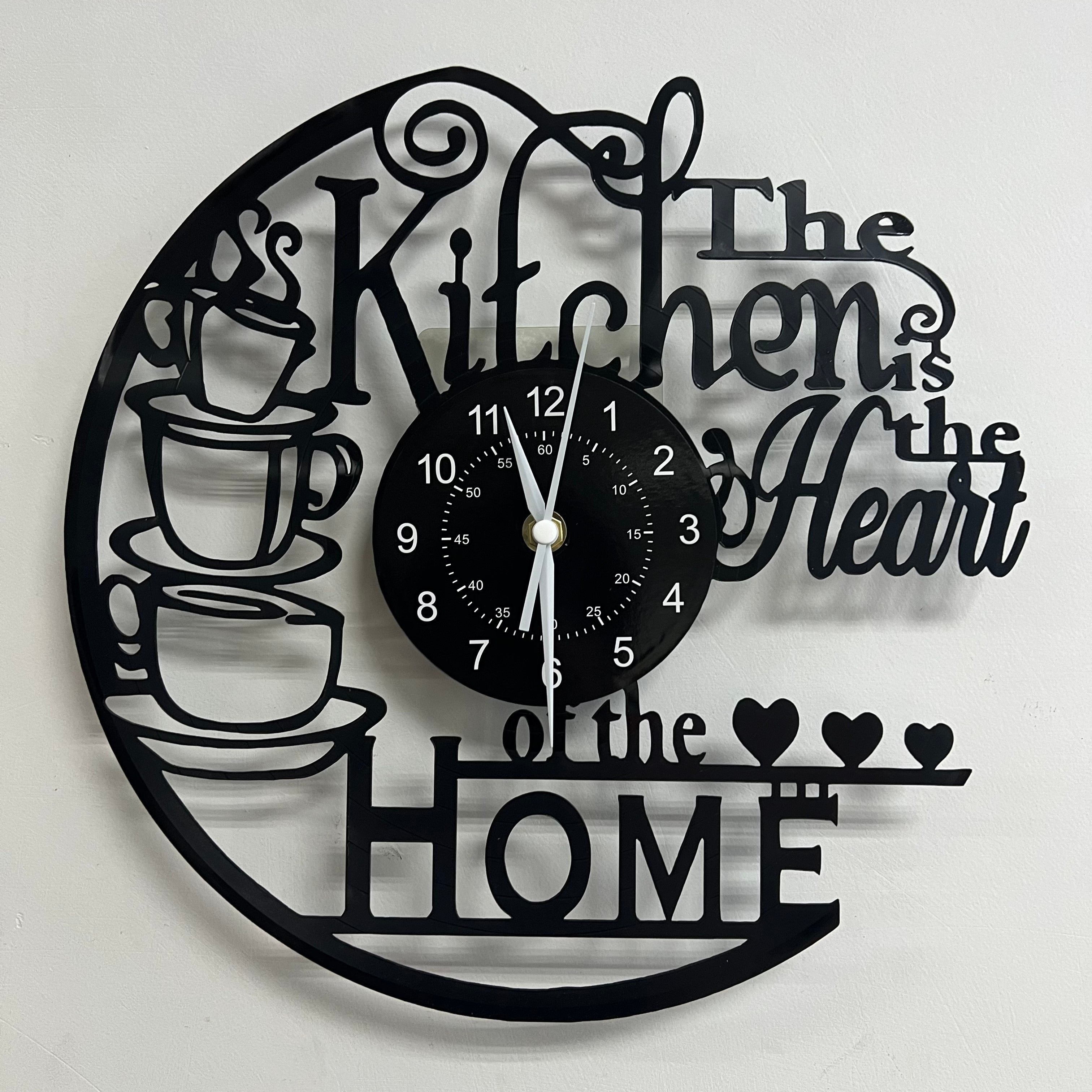 TickTasty | Keukenwandklok met ledverlichting – Decoratieve en functionele klok voor keuken en eetkamer