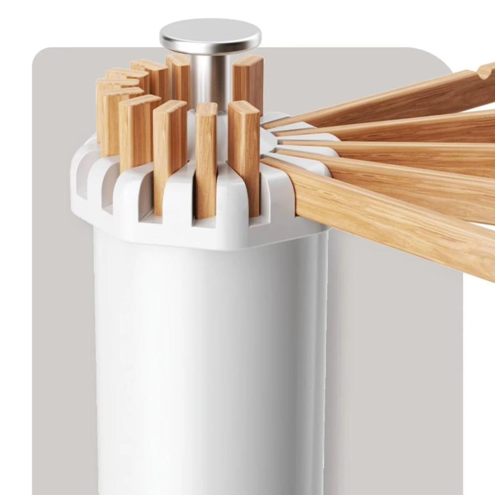 DryCraft | Opvouwbaar houten droogrek – Ruimtebesparende wasorganizer voor thuis