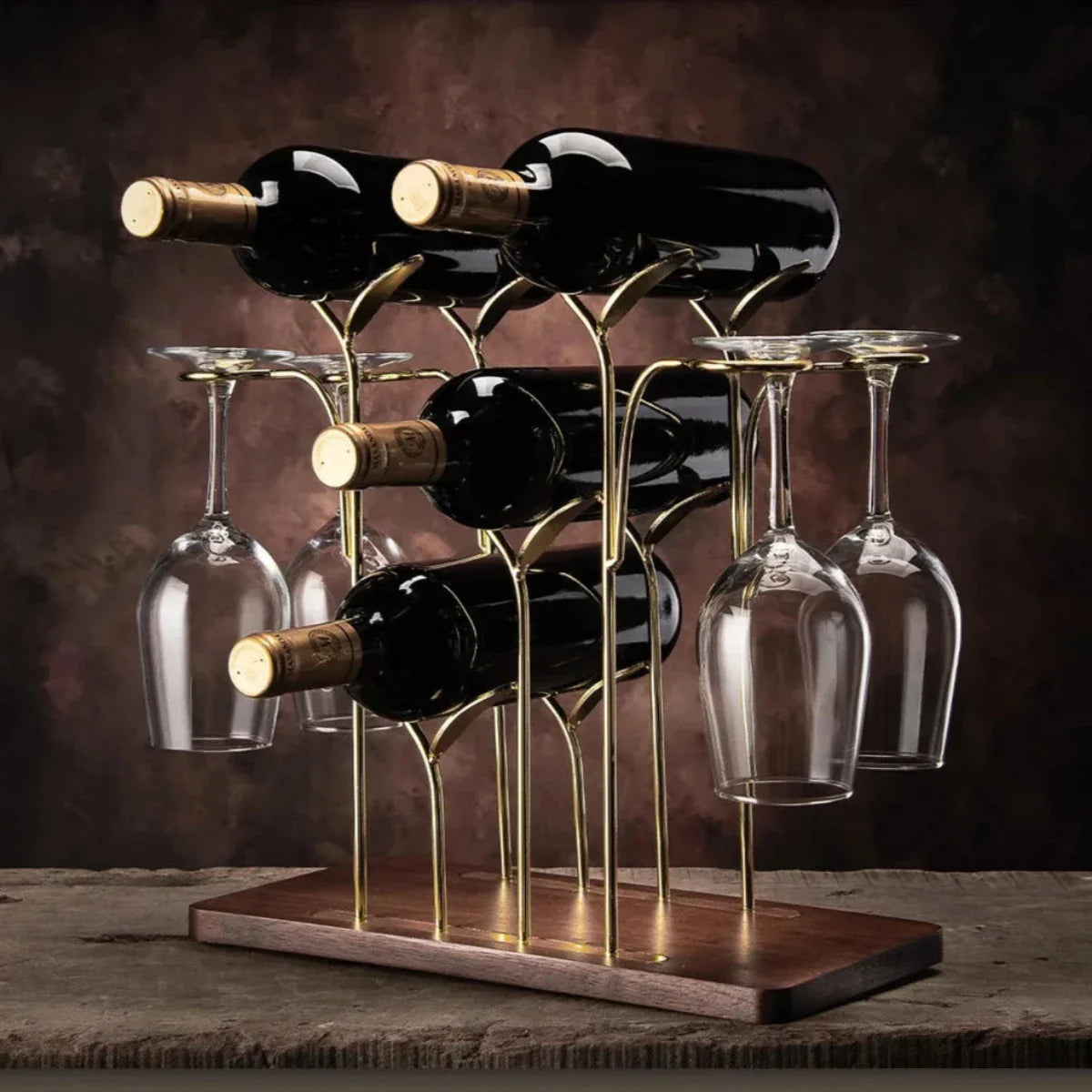 WineLoft | Stijlvol metalen wijnrek, moderne flessenpresentatie en duurzame opslag