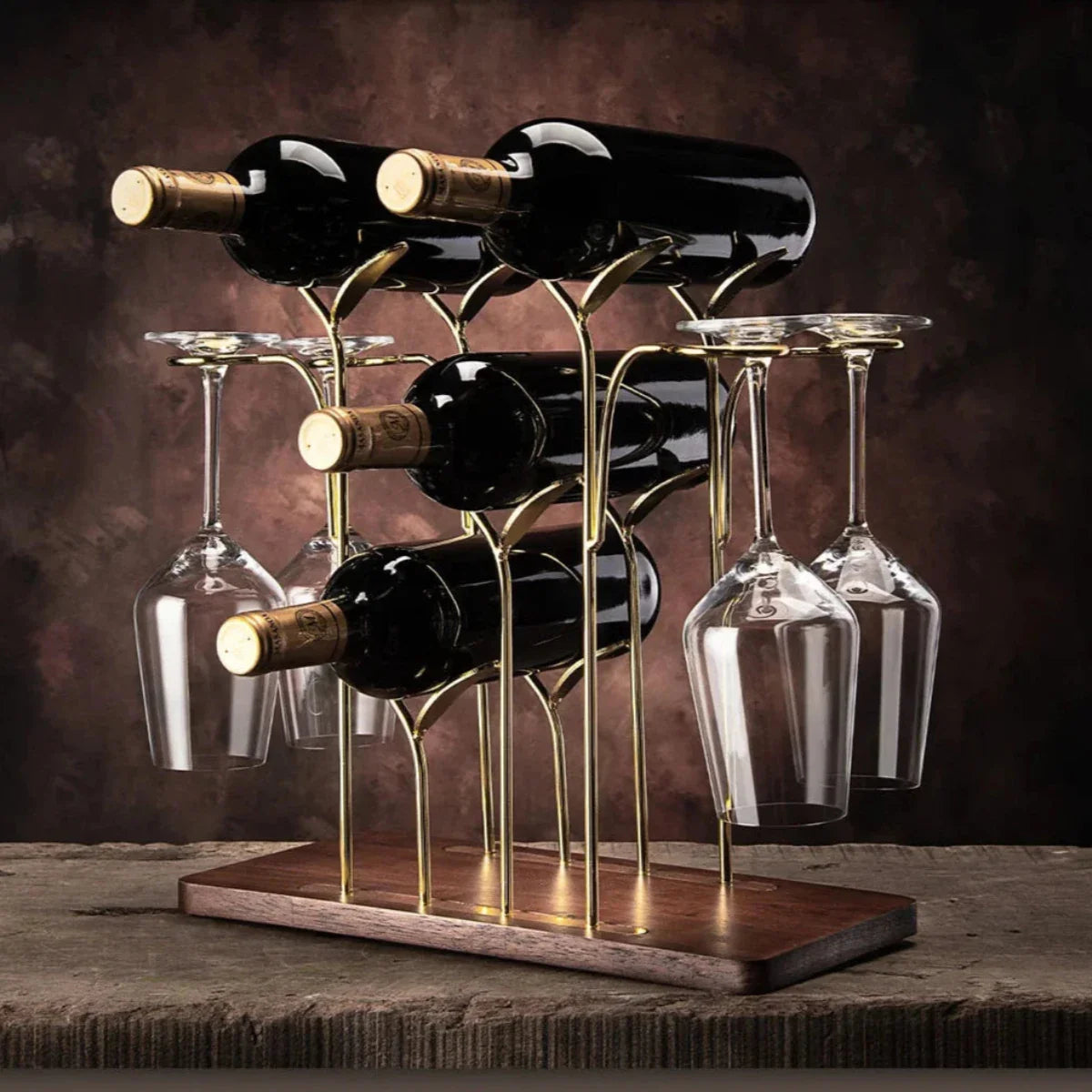 WineLoft | Stijlvol metalen wijnrek, moderne flessenpresentatie en duurzame opslag