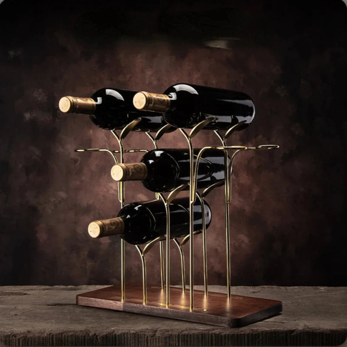 WineLoft | Stijlvol metalen wijnrek, moderne flessenpresentatie en duurzame opslag