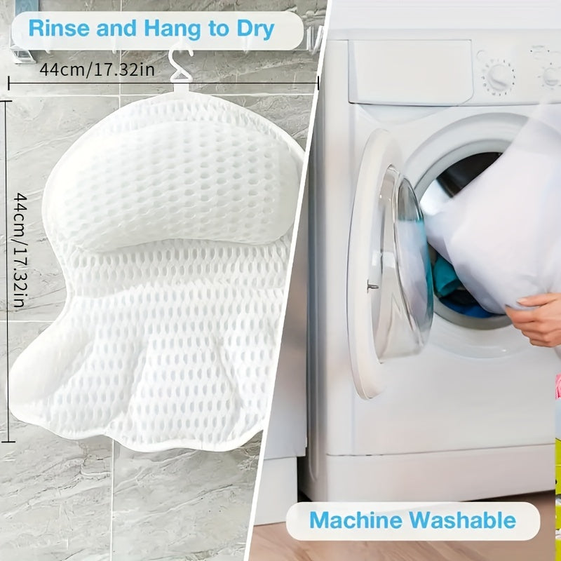 SoakMate | Ergonomisch luxe badkussen – nek- en rugsteun, sneldrogend, antislip spa-kussen