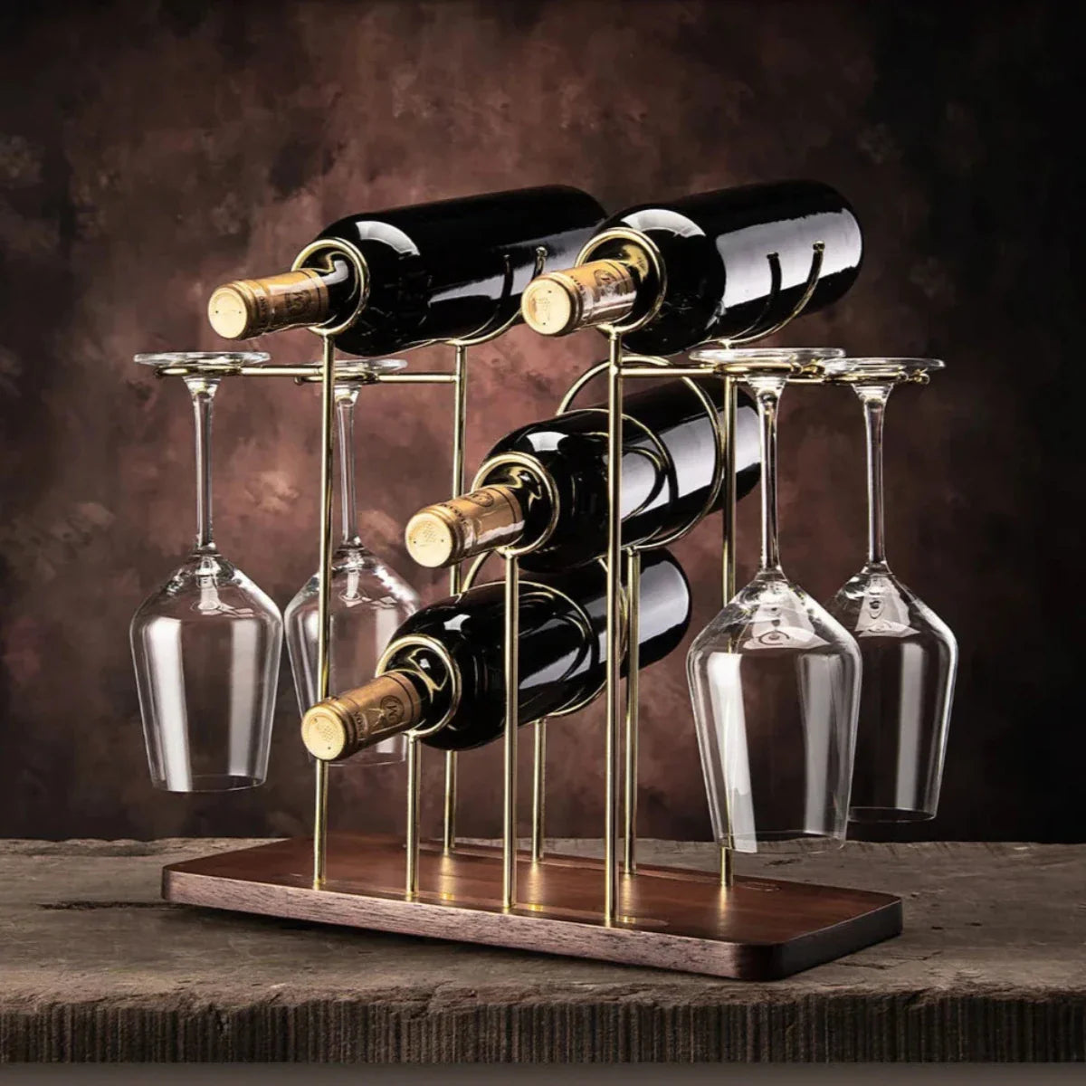 WineLoft | Stijlvol metalen wijnrek, moderne flessenpresentatie en duurzame opslag