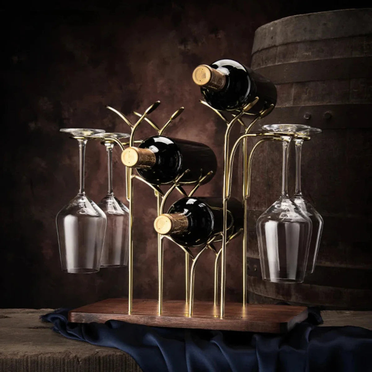 WineLoft | Stijlvol metalen wijnrek, moderne flessenpresentatie en duurzame opslag