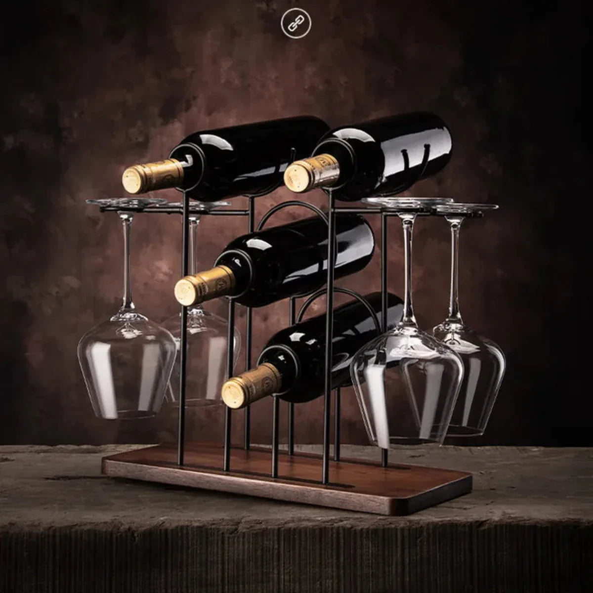 WineLoft | Stijlvol metalen wijnrek, moderne flessenpresentatie en duurzame opslag