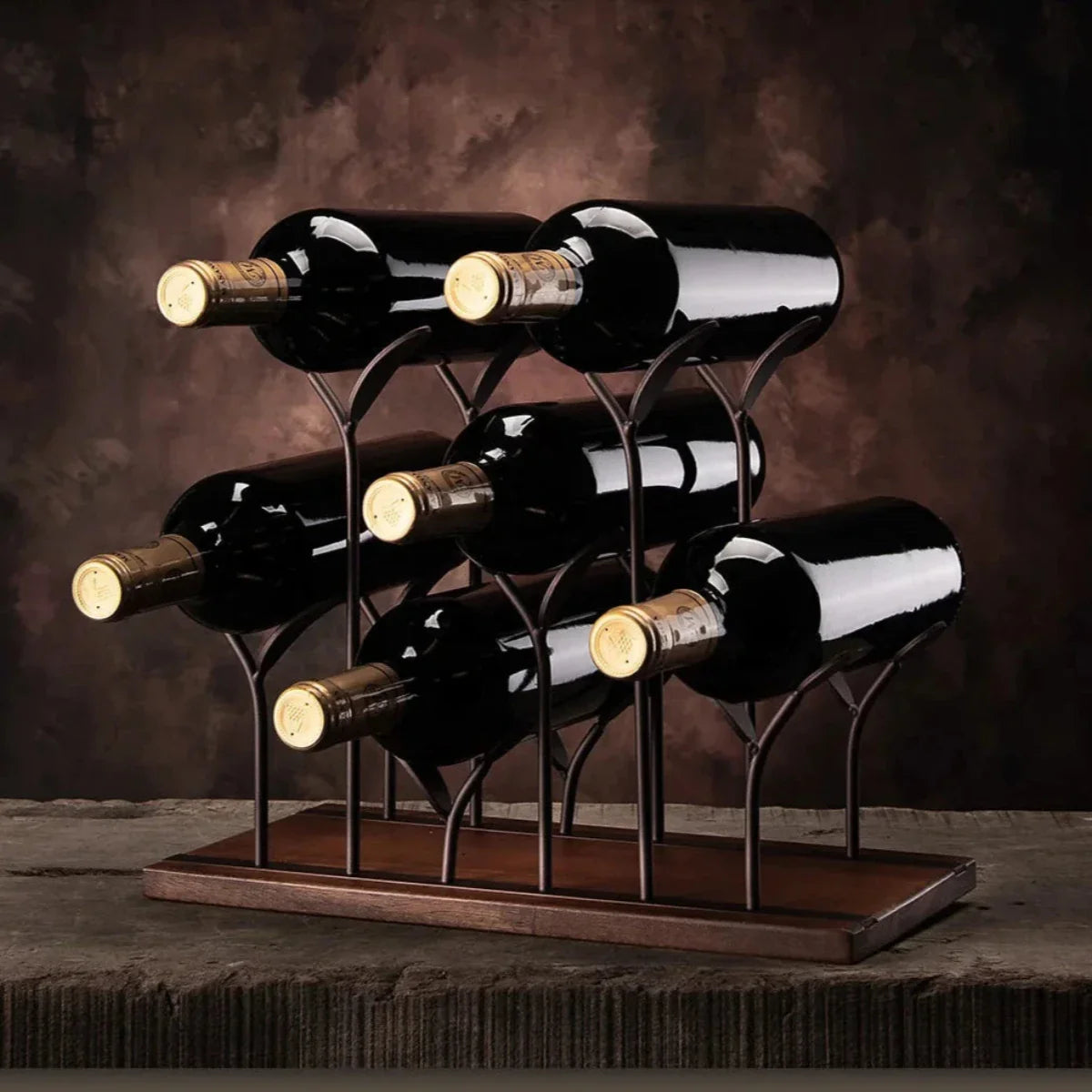 WineLoft | Stijlvol metalen wijnrek, moderne flessenpresentatie en duurzame opslag