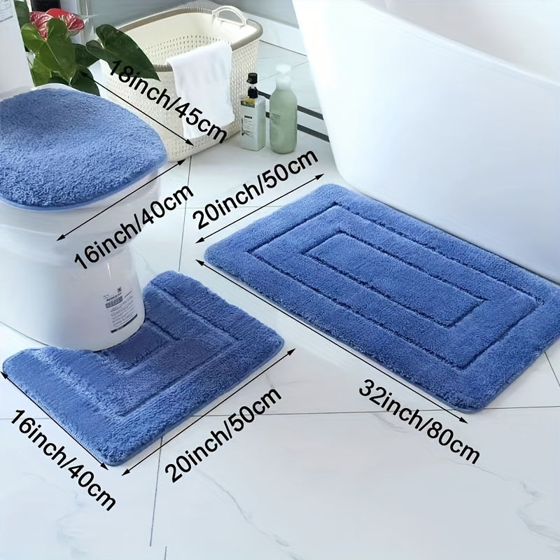 CloudStep | Zachte antislip badmatten set – Absorberende, sneldrogende en comfortabele badmatten