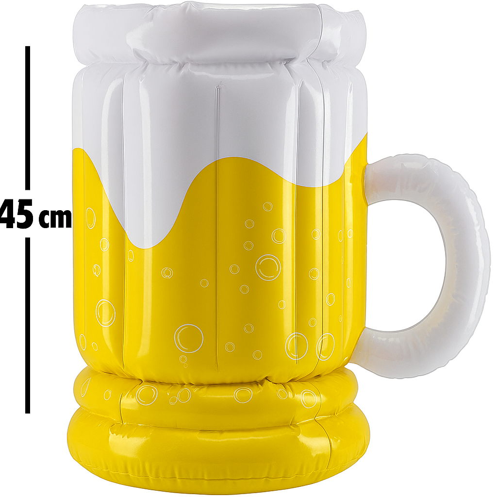 BeerBudd | Extra grote opblaasbare bierpul – Accessoire voor feestjes en zwembadplezier