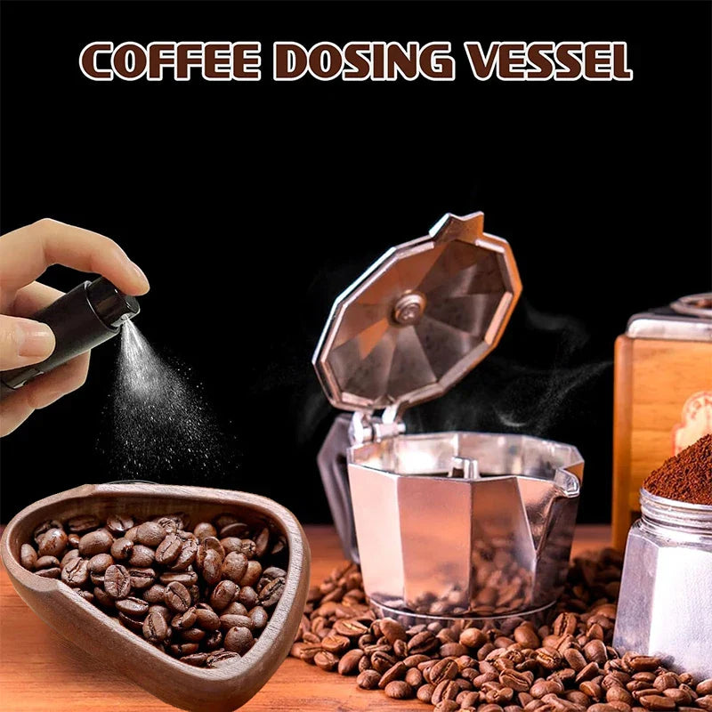 DoserNest | Houten koffiebarista-set – Precisiedoseerder en sproeier voor espresso en koffiezetten